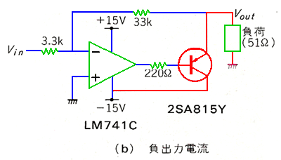 トランジスタによる電流ブースタ(2)