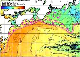 海水温の分布